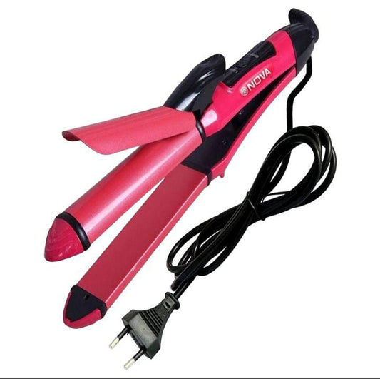 2 in1 Hair Straightner and Curler (Heavy duty machine)